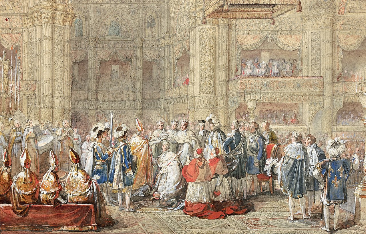 Le sacre du Roi Charles X à Reims